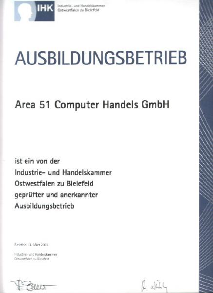 IHK Urkunde